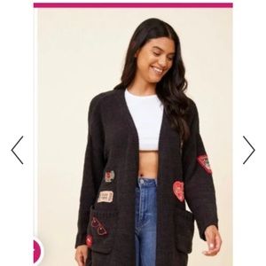 Vintage Havana Rock & Roll Patch Cardigan